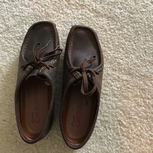Clarks brand wallabee