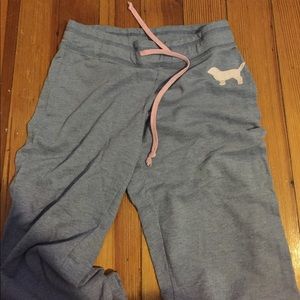 Pink sweatpants