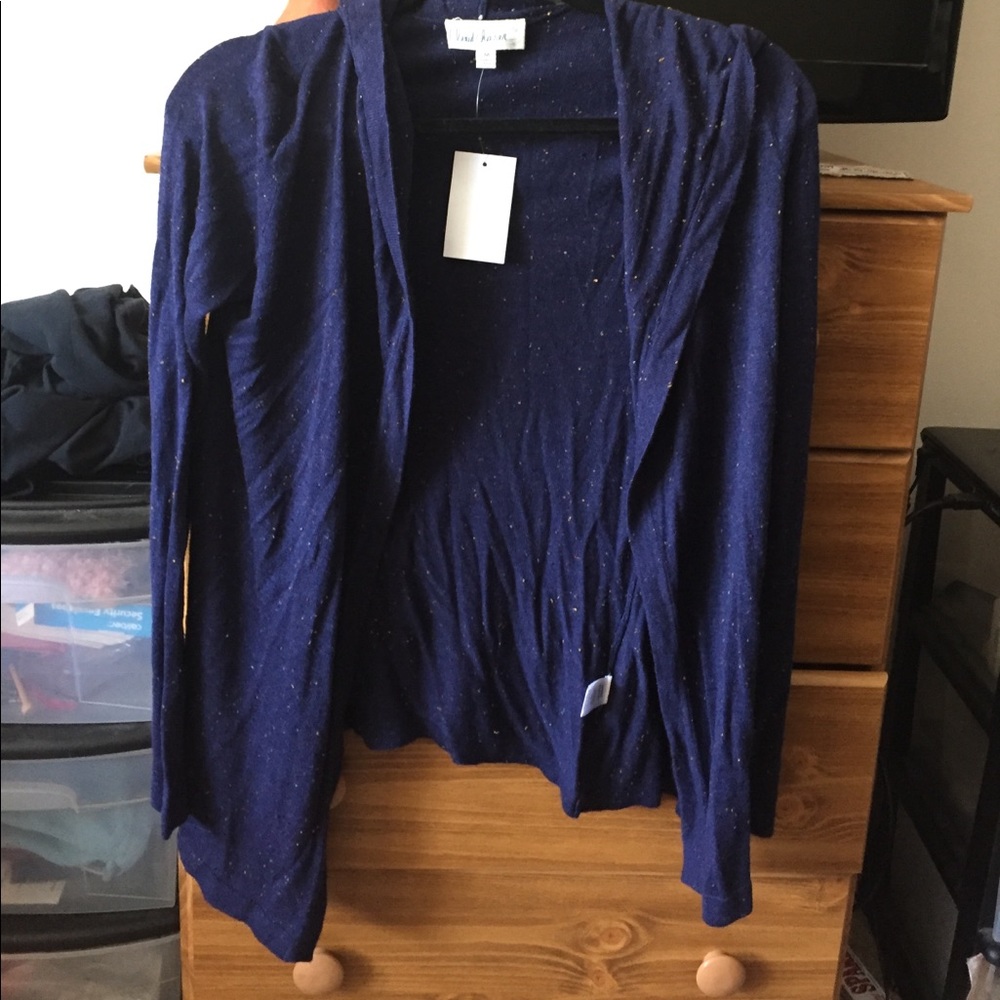 Blue cardigan
