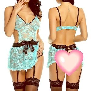 See Through-Babydoll Laced Chemise