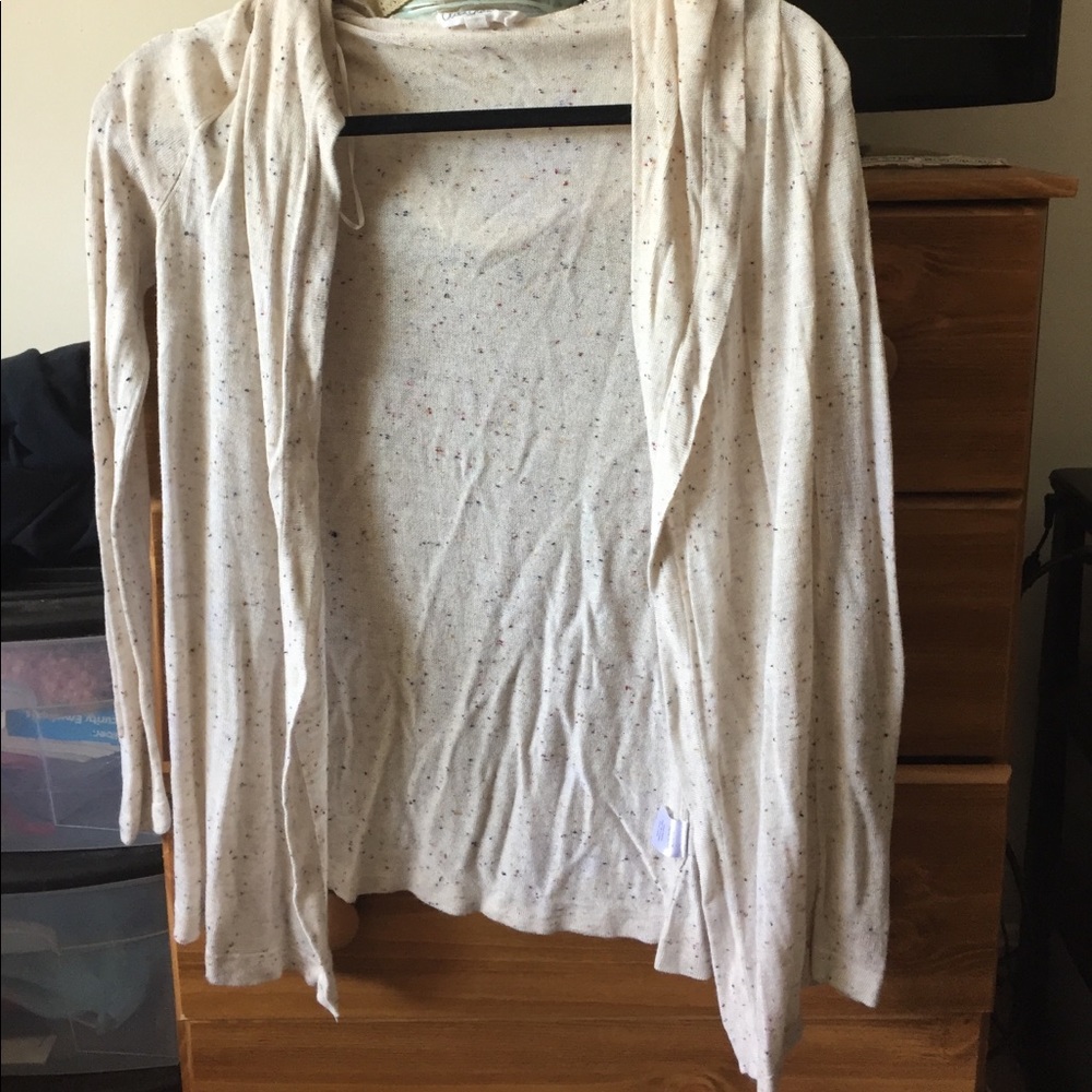 Cream color cardigan