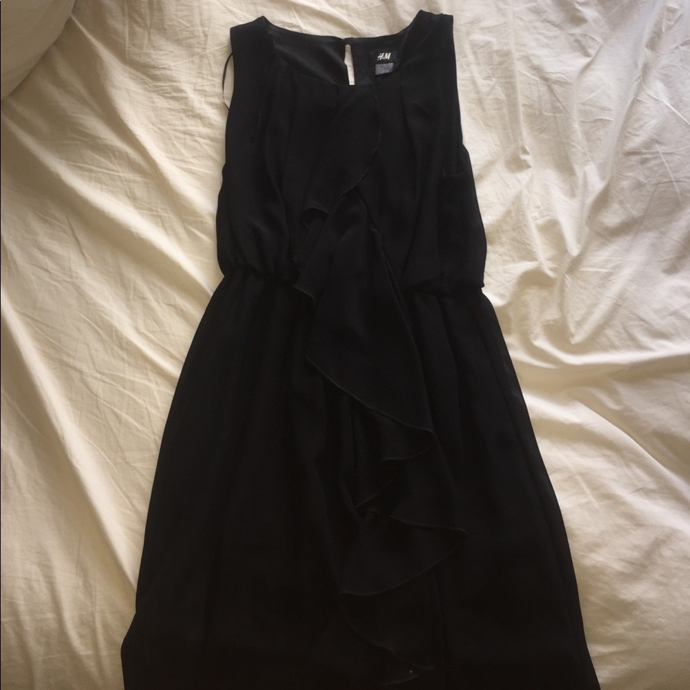 Light weight, flowy black dress