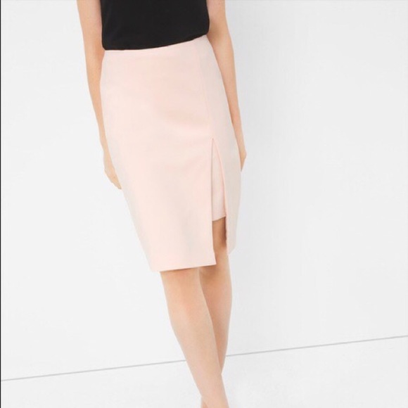 White House Black Market Dresses & Skirts - NWT WHBM pale pink skirt