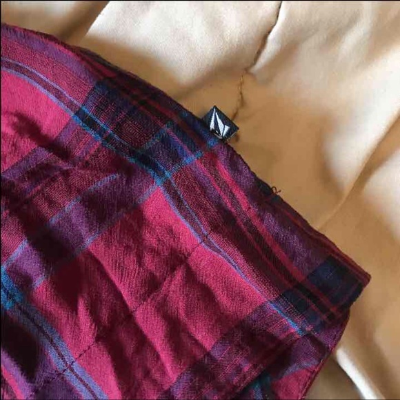 Plaid Volcom Brand Skater Dress - Picture 2 of 4