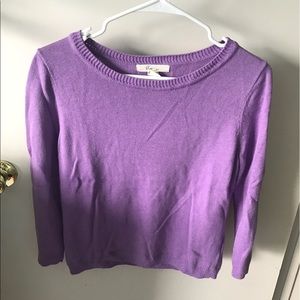 Purple sweater