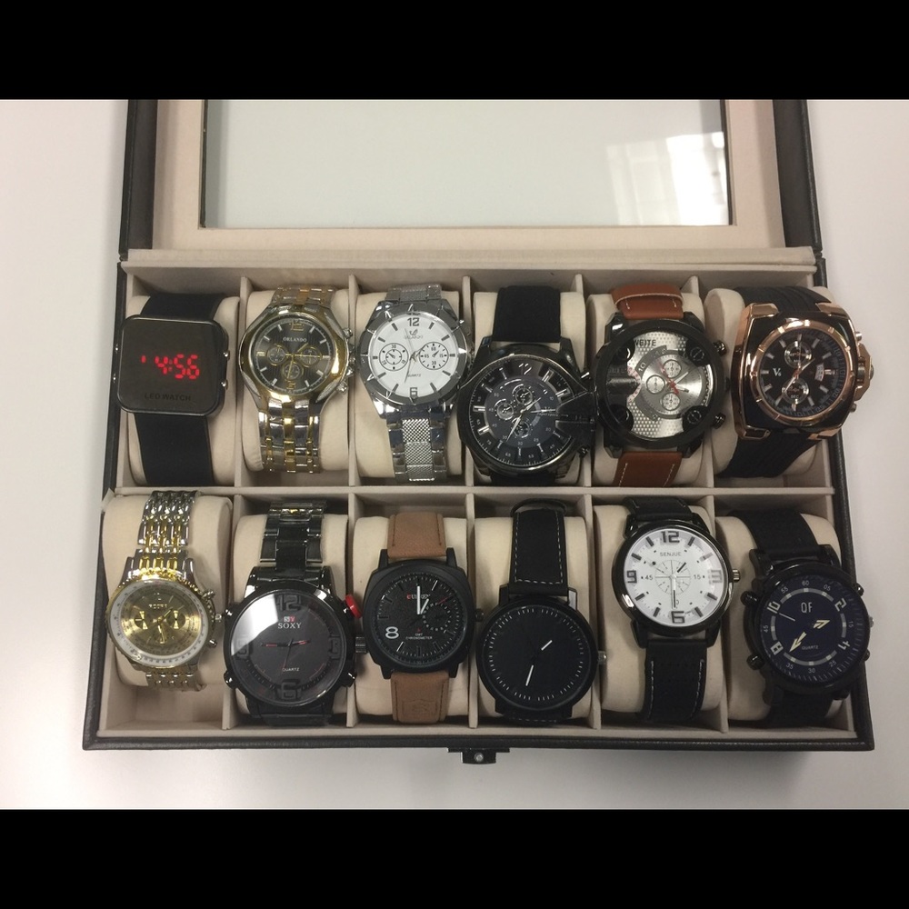 12 watch Bundle All New In Plastic