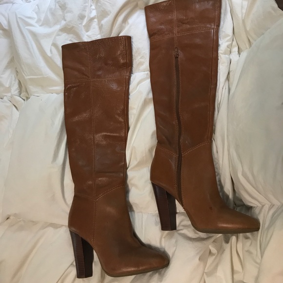 Aldo size 7 knee high leather boots - Picture 1 of 5