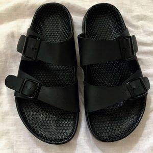 Birkenstock Black Straps Birki's