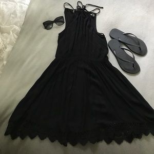 Black summer dress