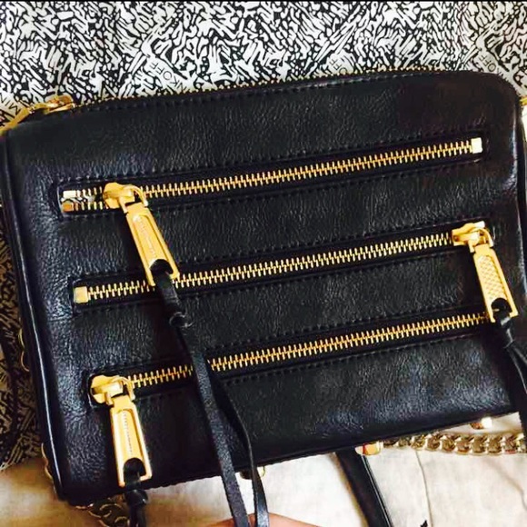 *SOLD* REBECCA MINKOFF 5 ZIP MINI - Picture 4 of 4