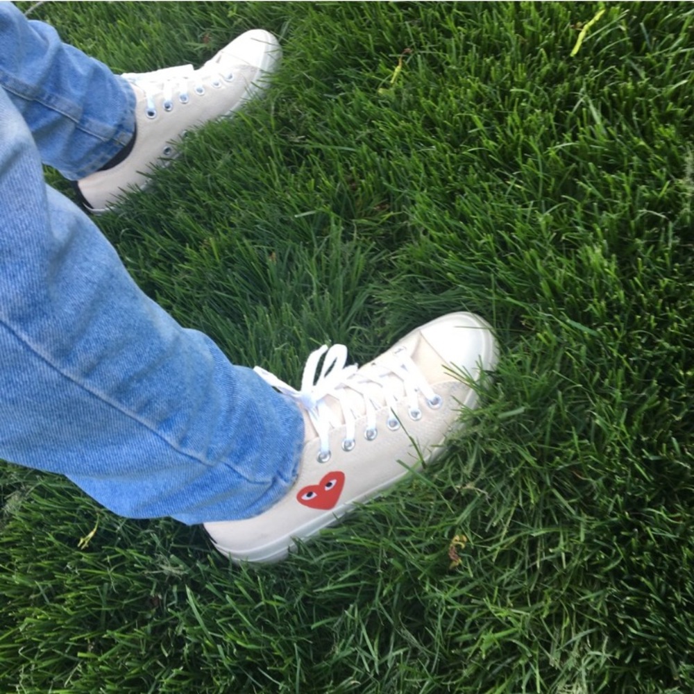 Comme des garcon converse sneakers