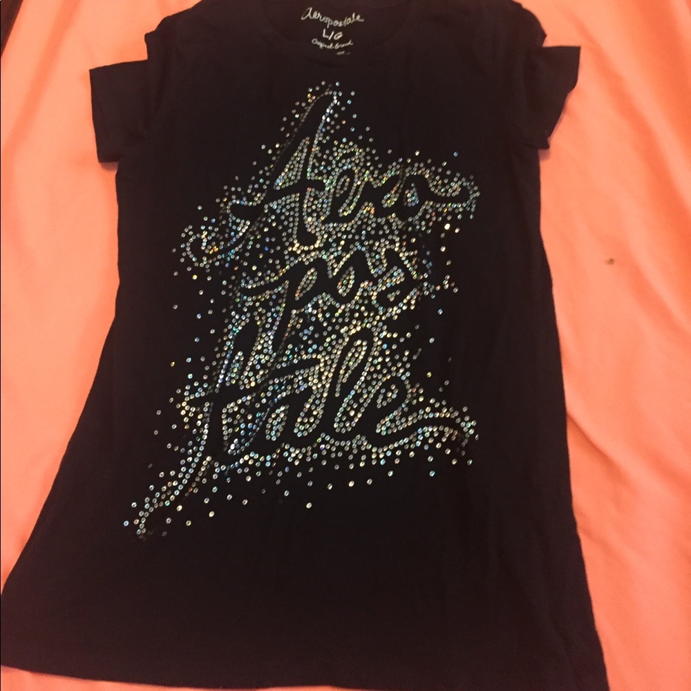 Aeropostale black tee