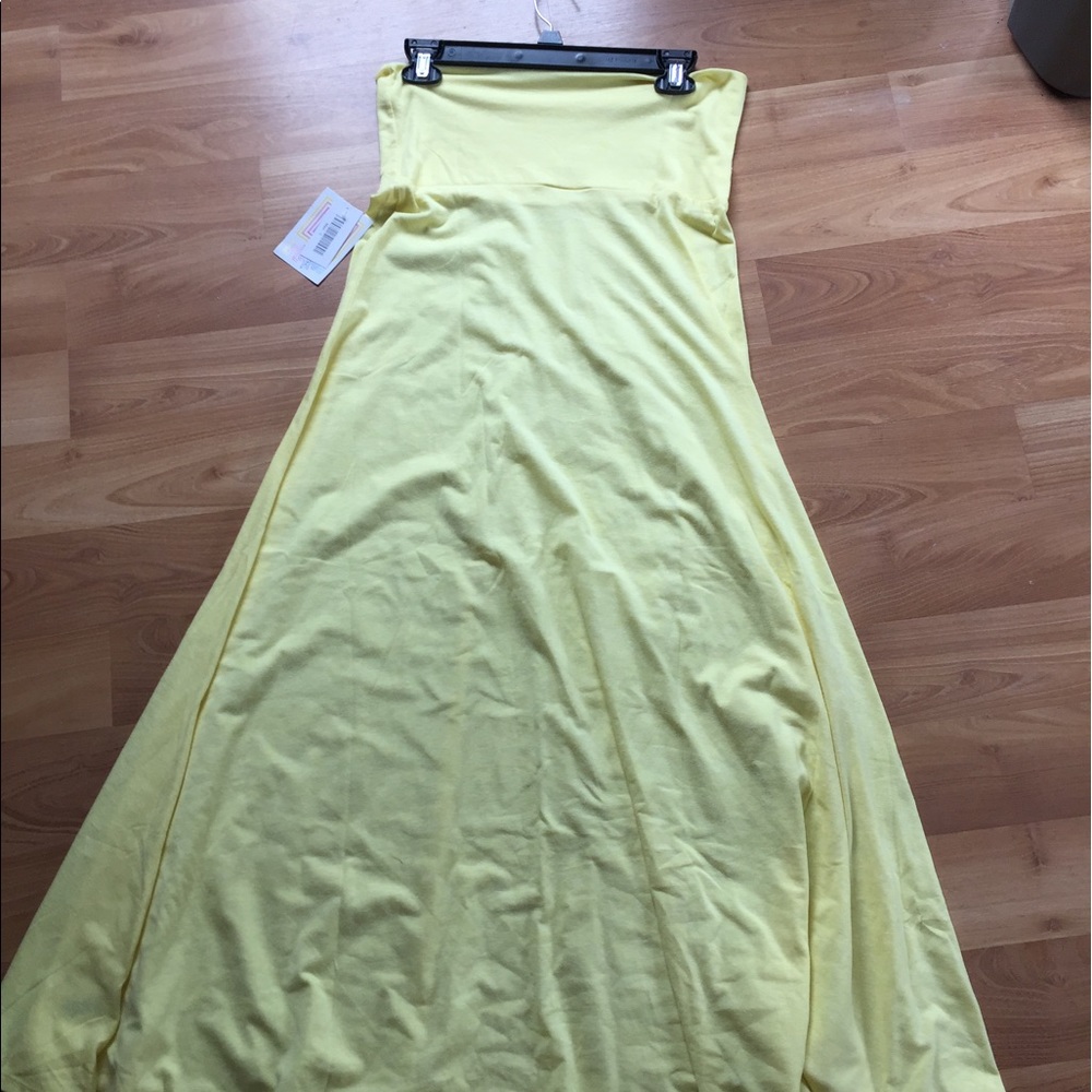 Yellow Maxi Skirt