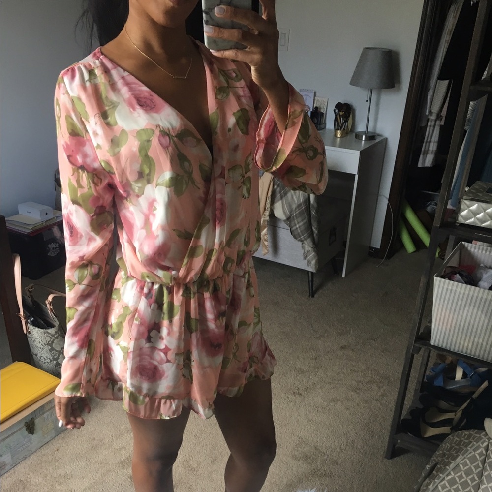 Honey Punch Floral Romper