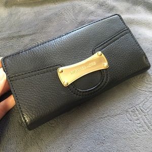 Michael Kors Black Leather Wallet