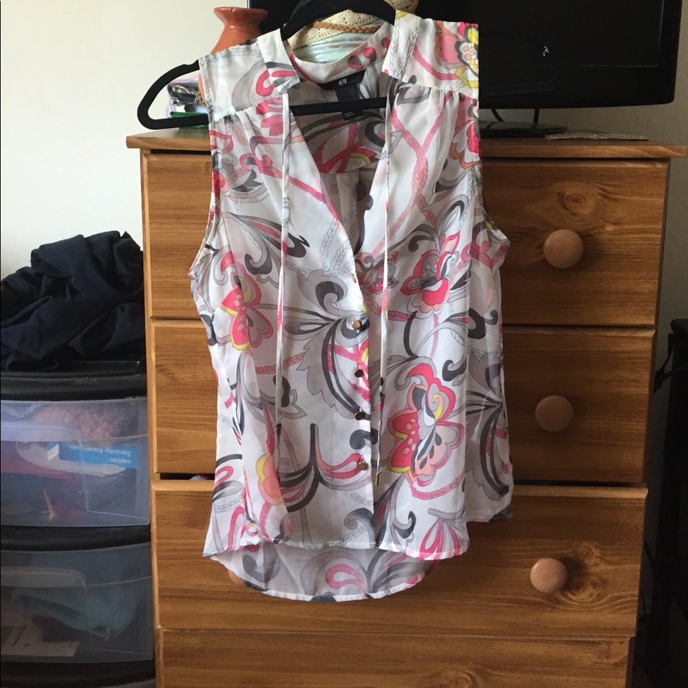 Tank top blouse