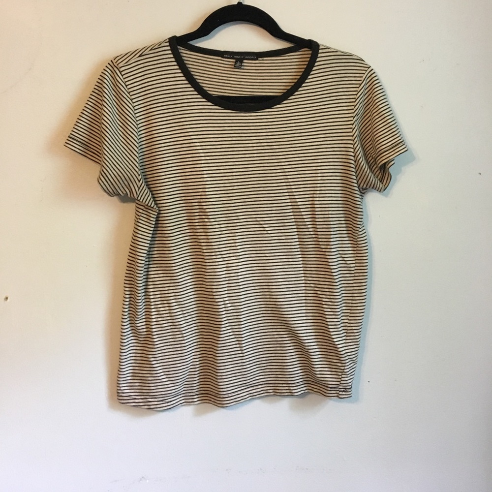 Truly Madly Deeply Striped tee