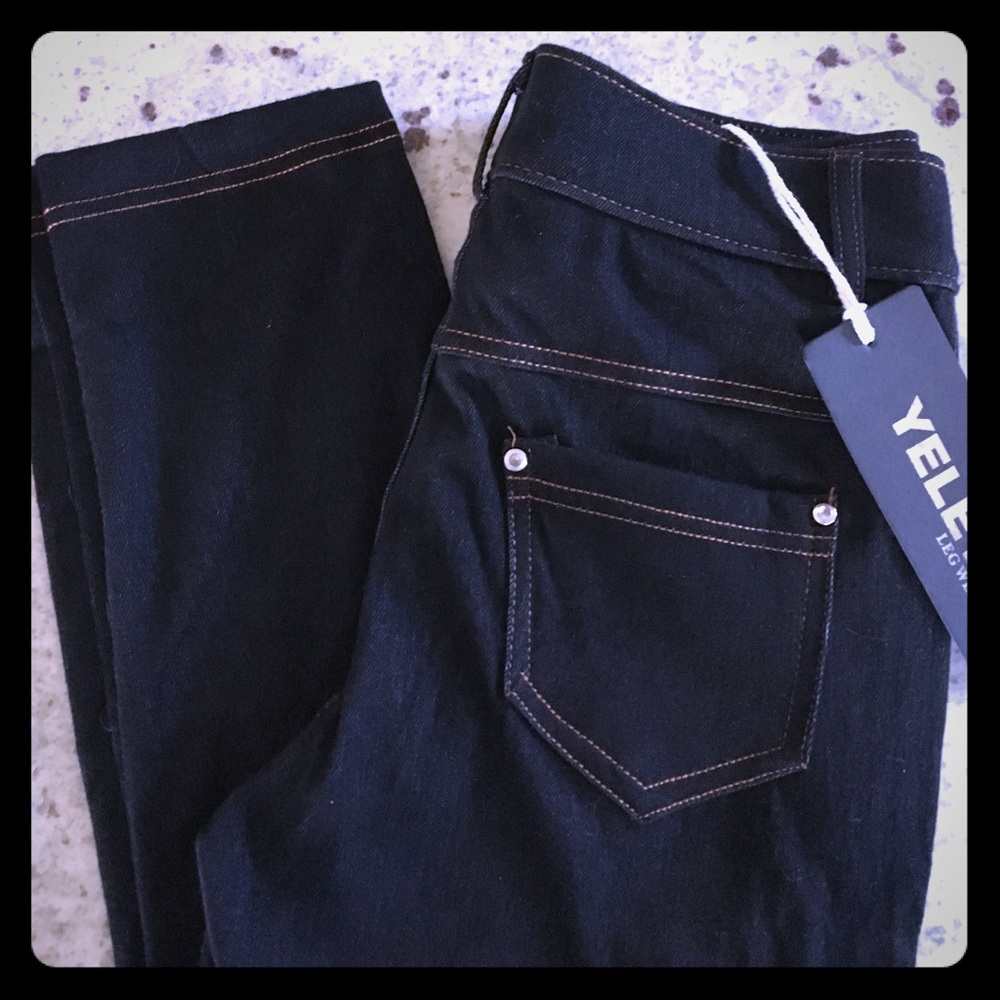 Denim look Capri jegging