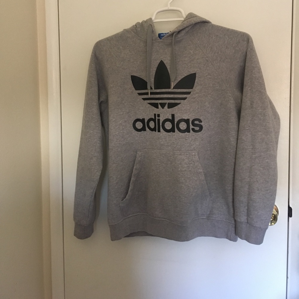 Grey adidas sweatshirt