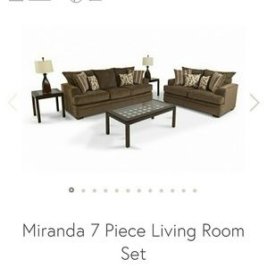 Whole living room set, in plastic