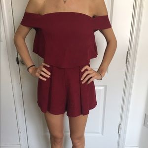 Riptide Romper Wine