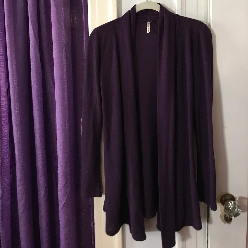 Purple Cardigan