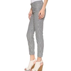Joe's Jeans- Striped Vivie, skinny ankle