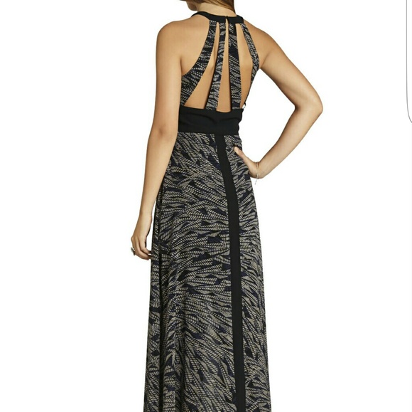 BCBG Cut-out back maxi dress - sz 10 - Picture 1 of 5