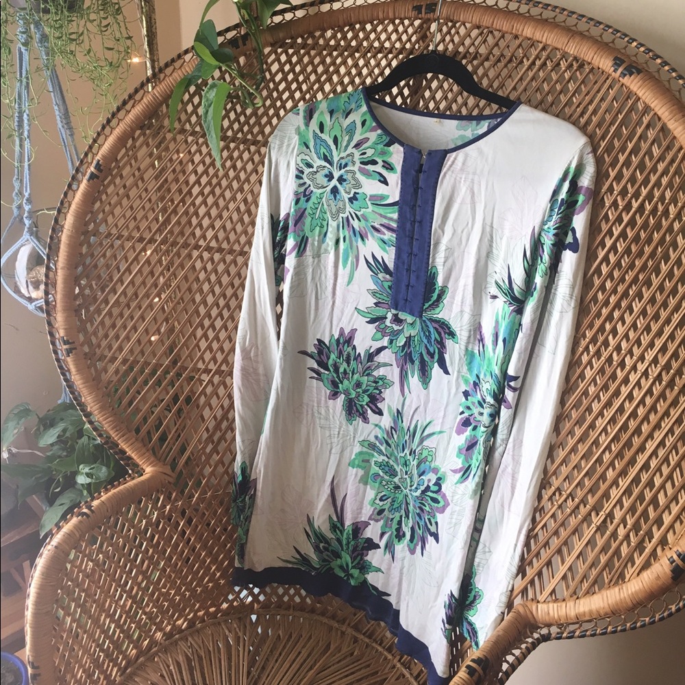 Tahari 3/4 Mandala Tunic
