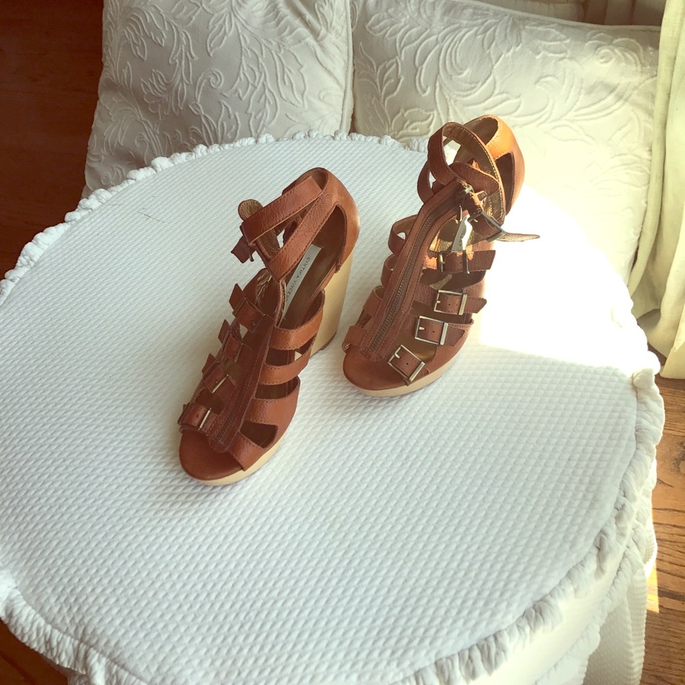 Cynthia Vincent wedge shoes. Never worn