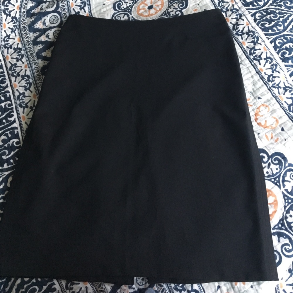 Black united colors of bennaton straight skirt