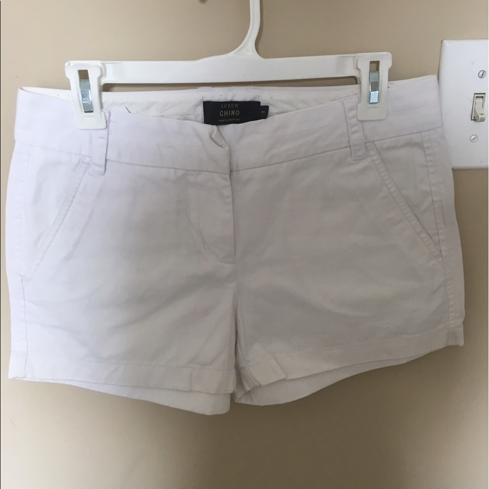 3" J Crew Chino Shorts