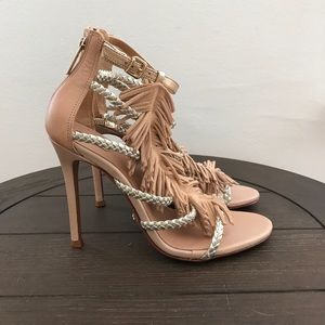 Schutz Nude Peach Heels