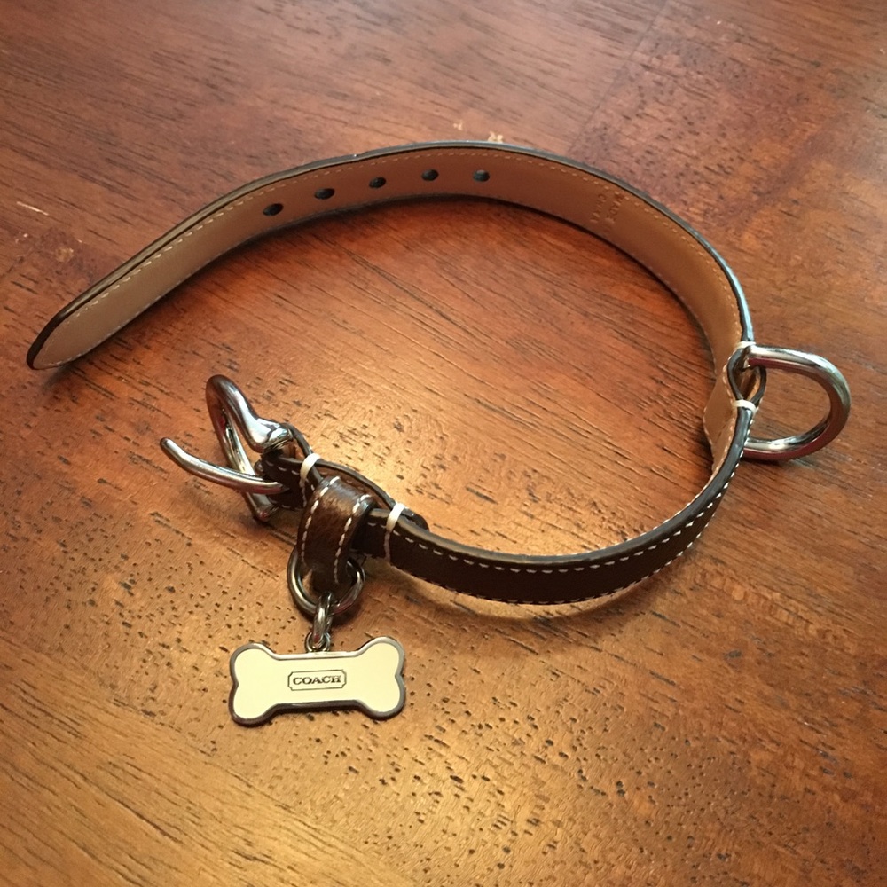 NWOT Authenic Coach Dog Collar