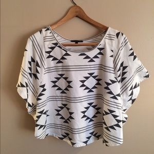 Truly Madly Deeply circle cut sweater crop top