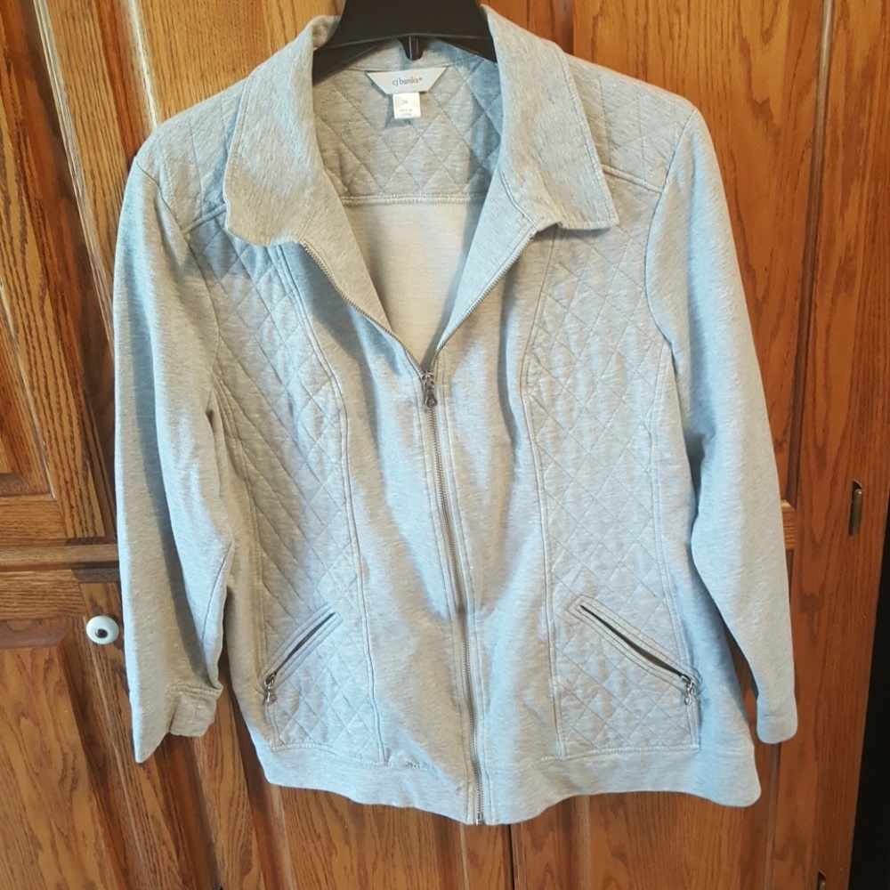 Grey lightweight jacket
