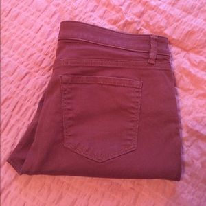 Loft modern skinny ankle jeans