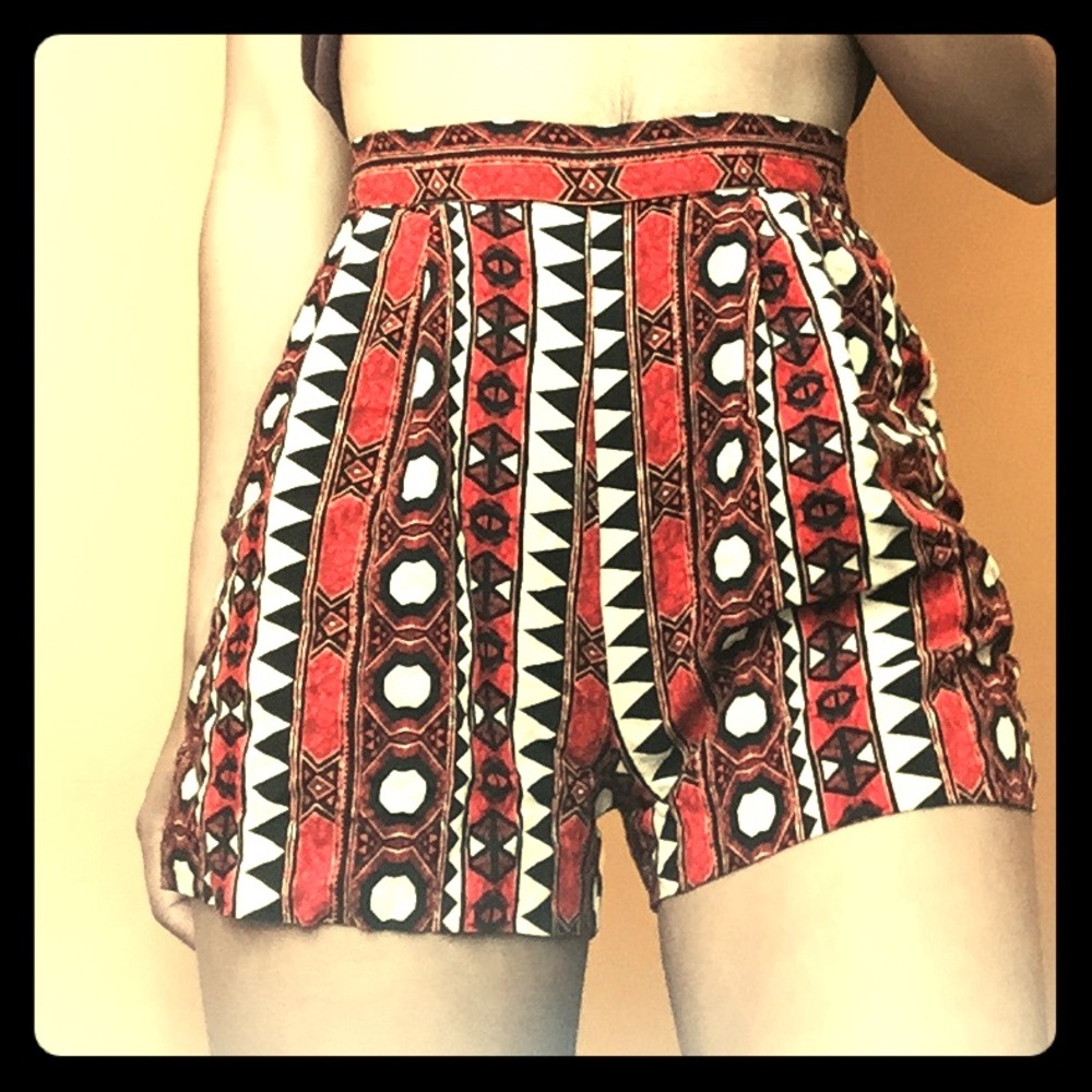 Tribal print shorts