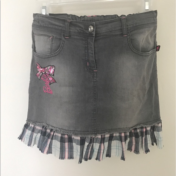 barbie denim skirt