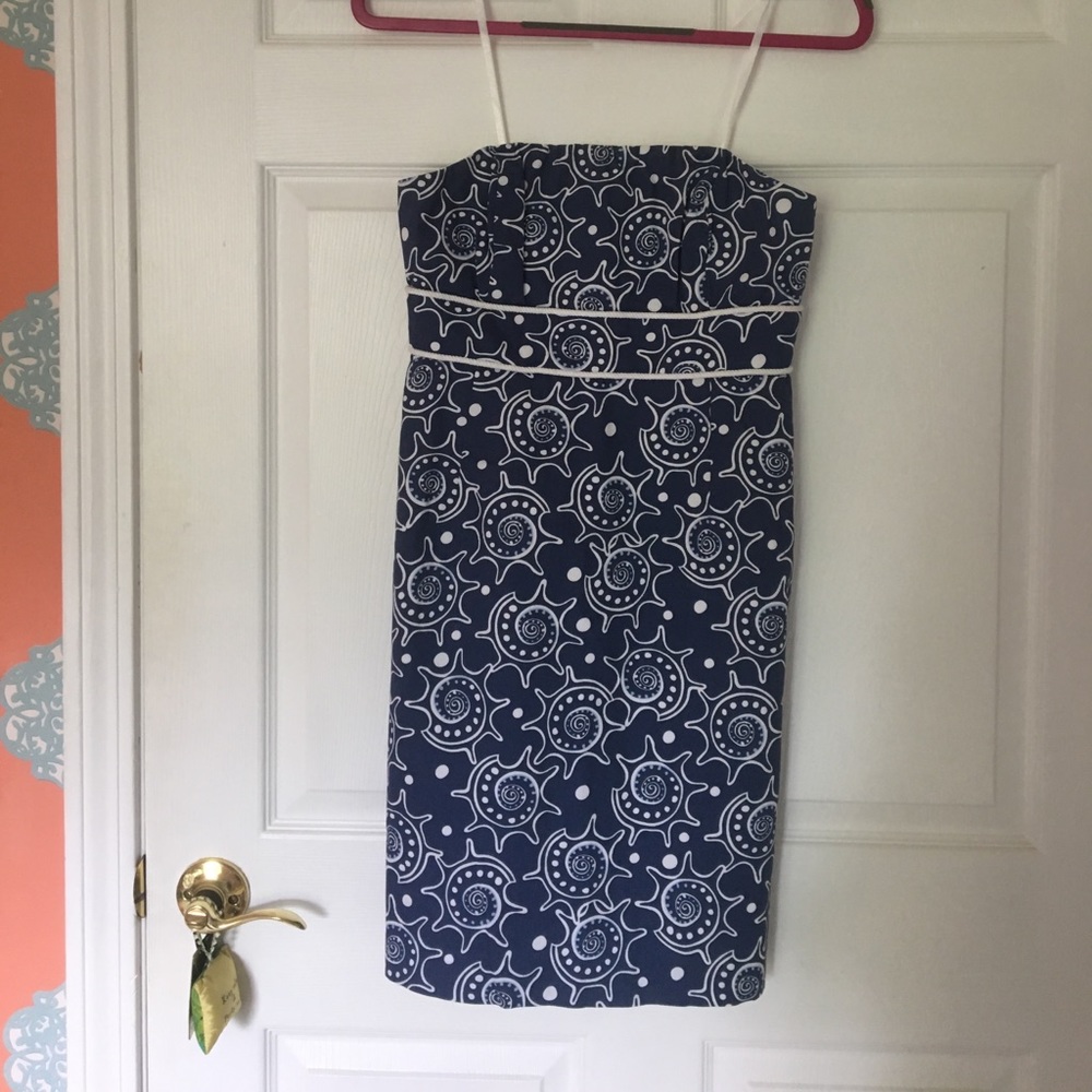 Vineyard Vines Strapless Conch Dress
