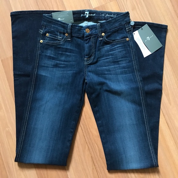 Slim Illusion "A" Pocket Flare Embellished Pocket - Picture 5 of 7