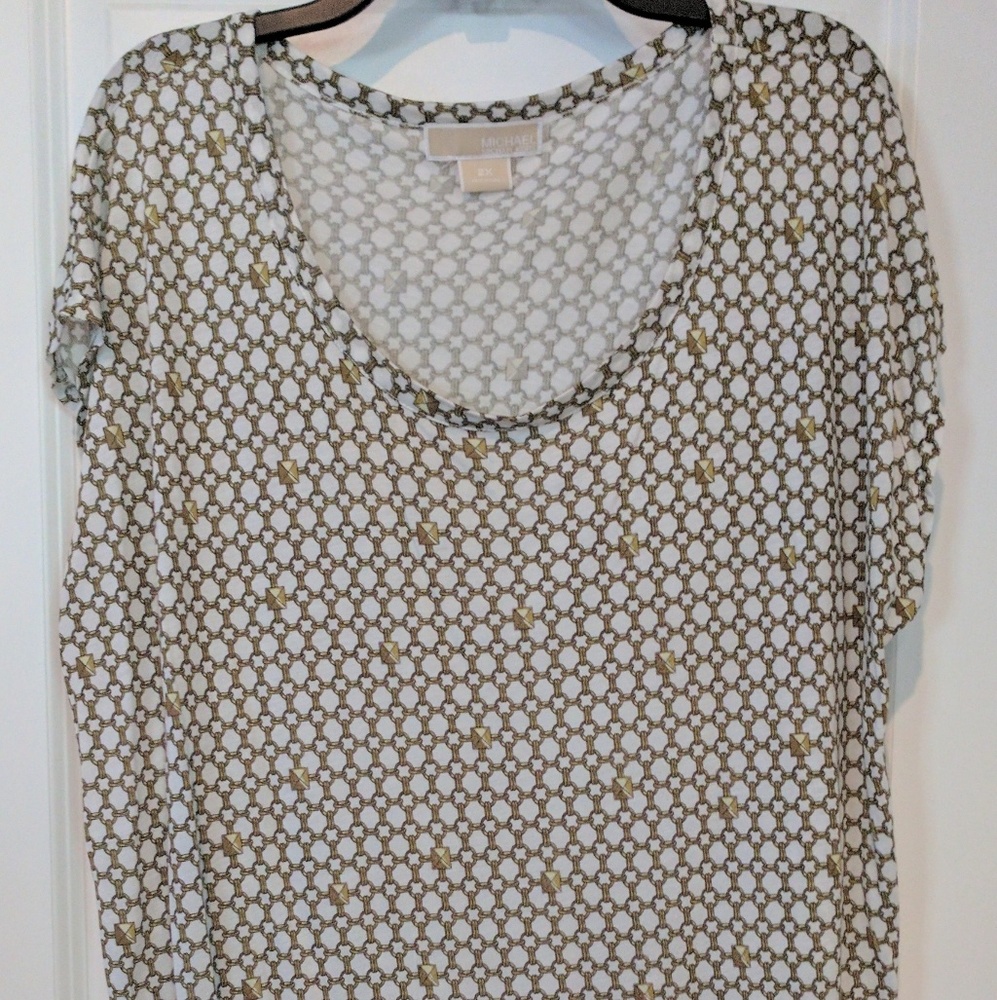 Michael Kors 2x printed blouse