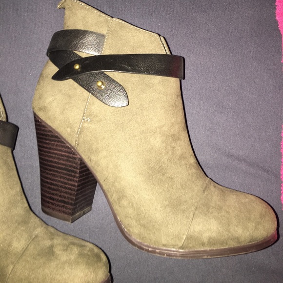 Olive Booties from Forever21 - Picture 2 of 4