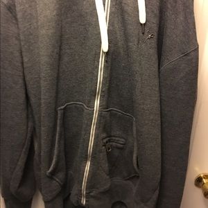 Marc Ecko Zip Up Hoodie size XL Gray