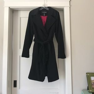 Lane Bryant ruffled trench coat