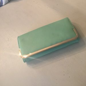 Turquoise wallet