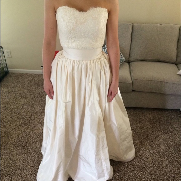 Heidi Elnora 2 piece wedding dress with pockets - Picture 7 of 7