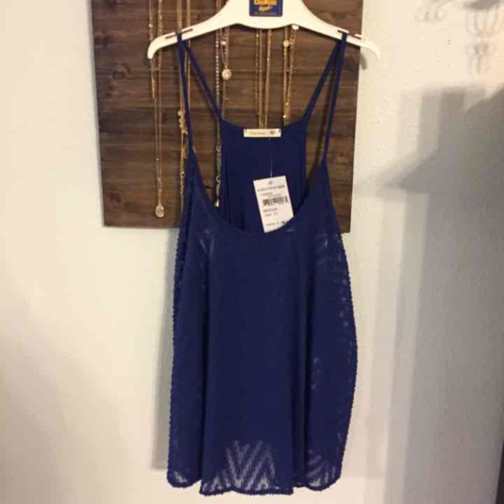 NWT Chevron pattern blue Nordstrom rack tank