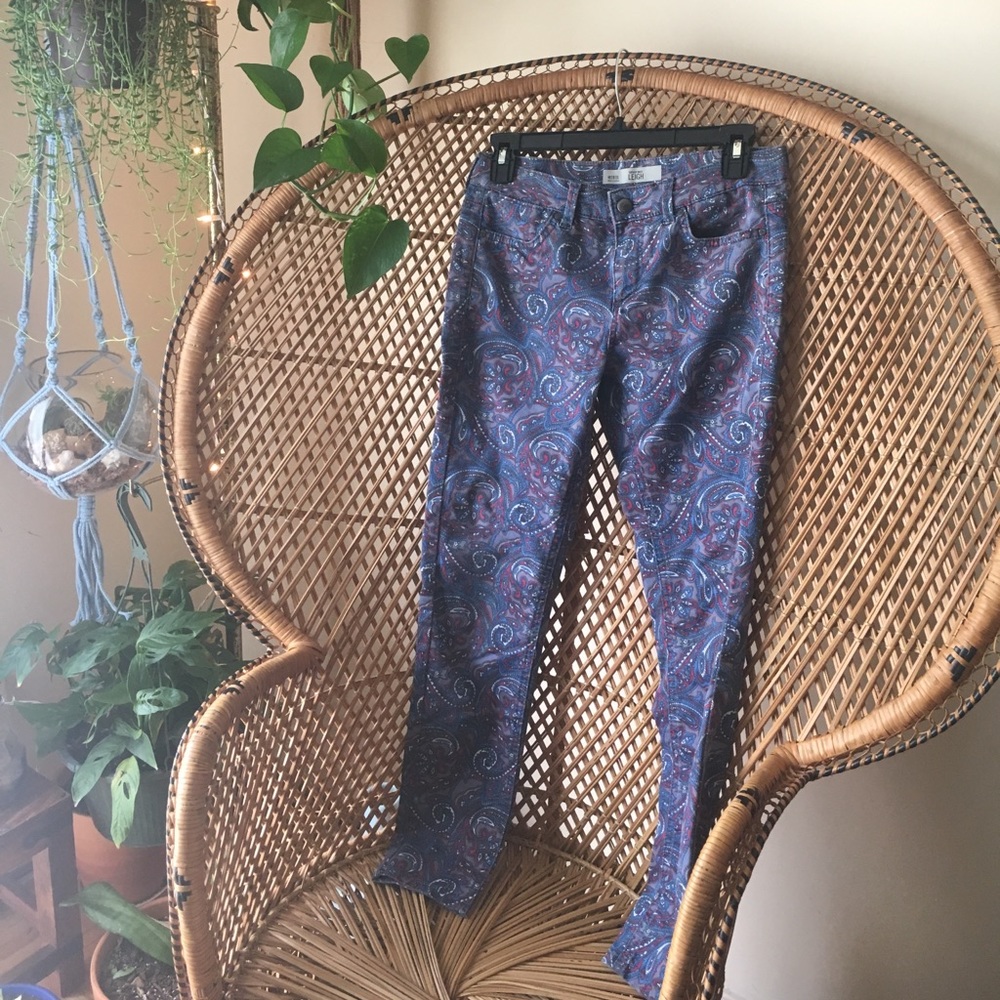 Top Shop Paisley Jeans