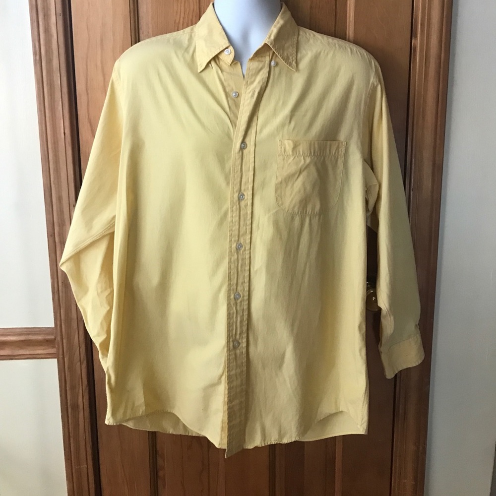 Yellow Brooks Brothers Button Down 👔